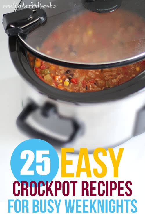 25 Easy Crockpot Recipes For Busy Weeknights