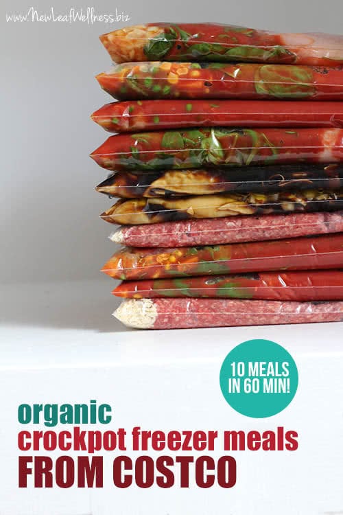 Organic Crockpot Freezer Meals From Costco (10 Meals in 60 Minutes ...