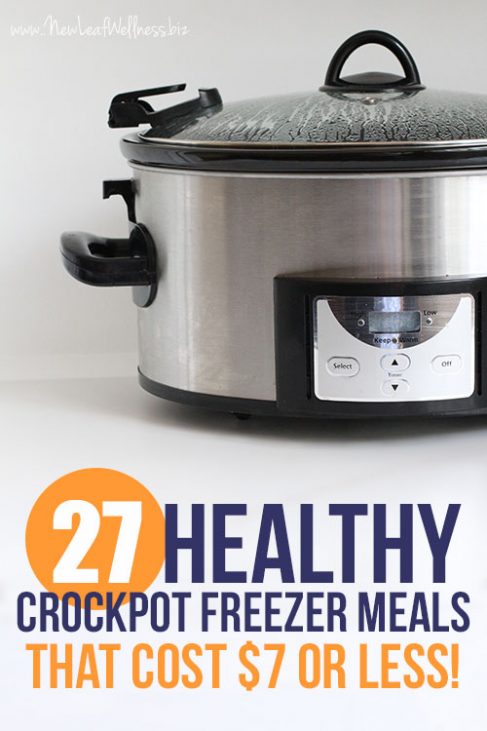 27 Healthy Crockpot Freezer Recipes You Can Cook For $7 Or Less | The ...