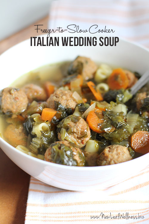 Slow Cooker Italian Wedding Soup