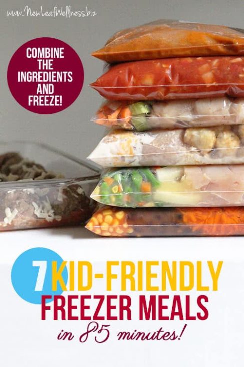 Seven Kid-Friendly Freezer Meals in 85 Minutes – The Family Freezer