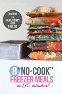 Eight “No-Cook” Freezer Meals in 90 Minutes | The Family Freezer