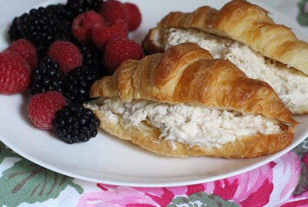 Crockpot Chicken Salad Sandwiches