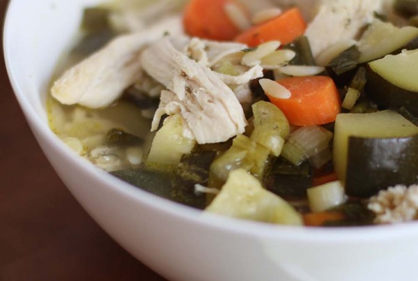 Slow Cooker Spring Chicken Soup