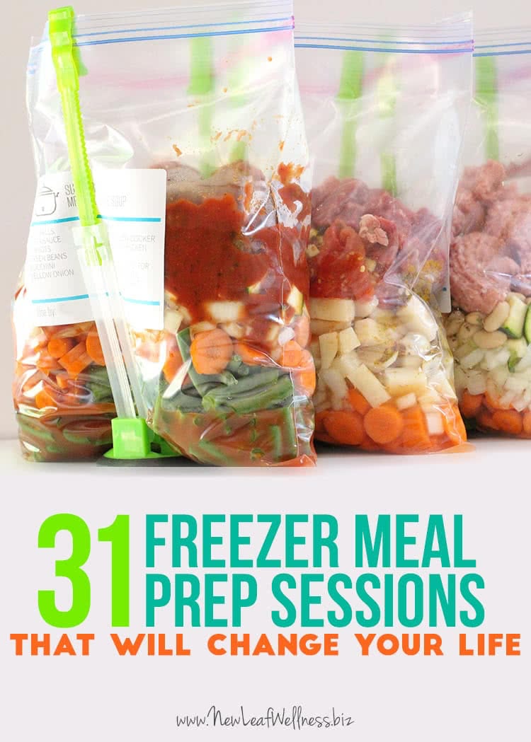 31 Freezer Meal Prep Sessions That Will Change Your Life
