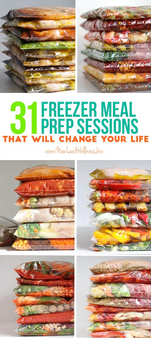 31 Freezer Meal Prep Sessions That Will Change Your Life