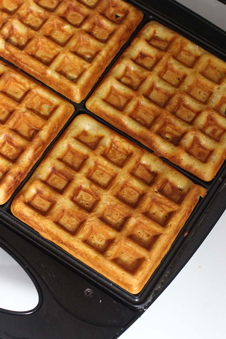 Waffles in toaster outlet oven