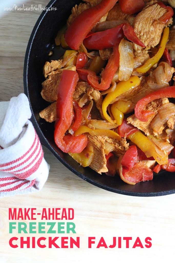 Make Ahead Freezer Chicken Fajitas The Family Freezer