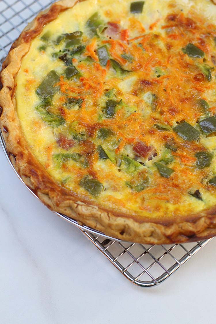 Simple Freezer Ready Quiche