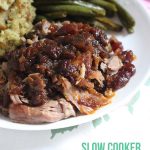 Slow cooker cranberry pork roast