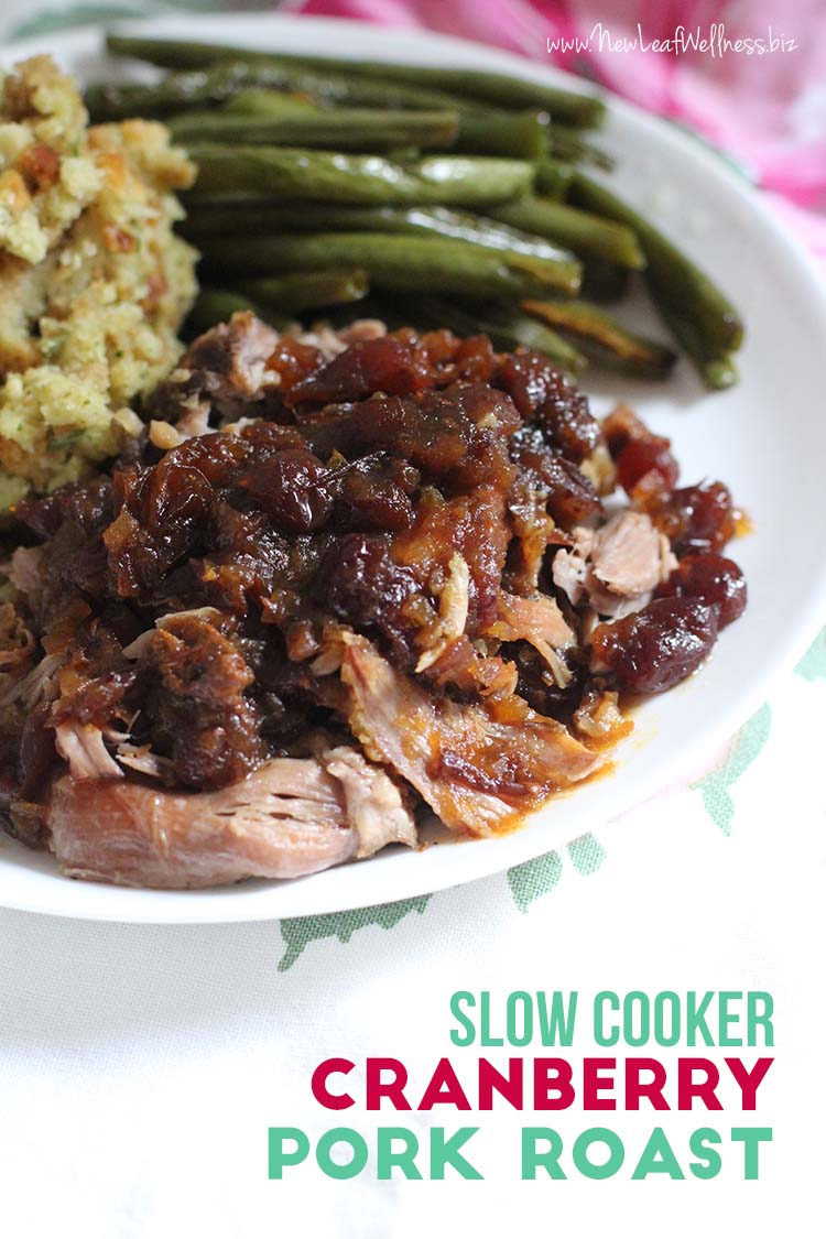 Slow Cooker Cranberry Onion Pot Roast - Mountain Mama Cooks