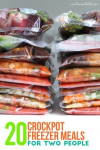 20 Crockpot Freezer Meals for Two People | The Family Freezer