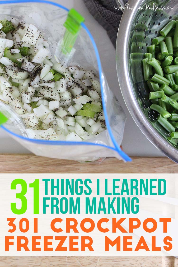 31 Things I Learned from Making 301 Crockpot Freezer Meals