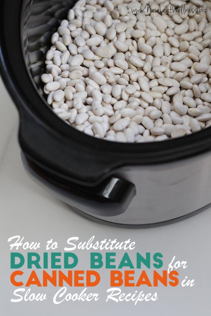 How to Substitute Dried Beans for Canned Beans in Slow Cooker Recipes
