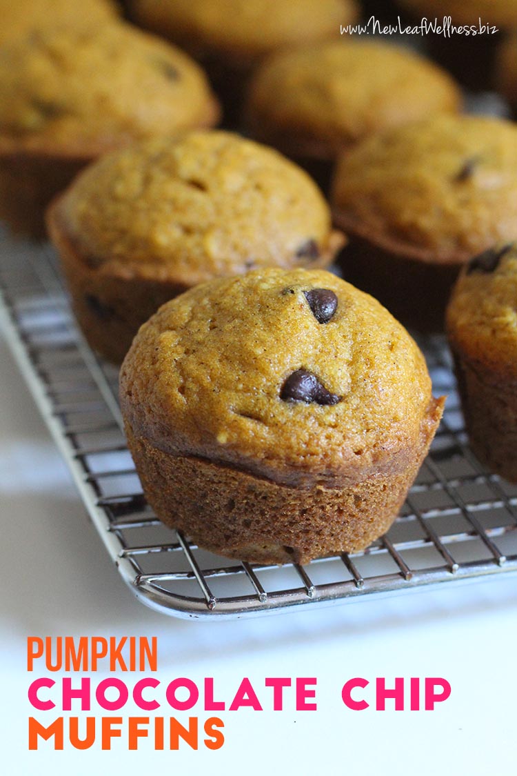 Pumpkin Chocolate Chip Muffin Top Cookies - 5 Minutes for Mom