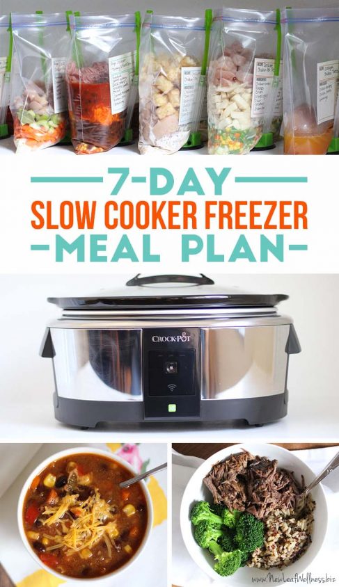 7-Day Crockpot Freezer Meal Plan | The Family Freezer