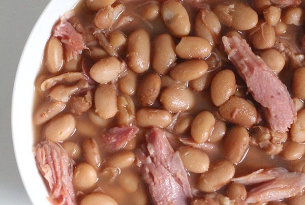 Crockpot Ham and Pinto Bean Soup