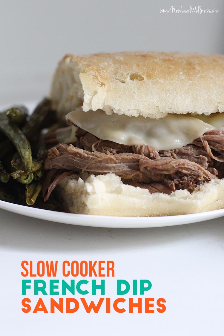 Delicious Slow Cooker French Dip Sandwiches | The Family Freezer