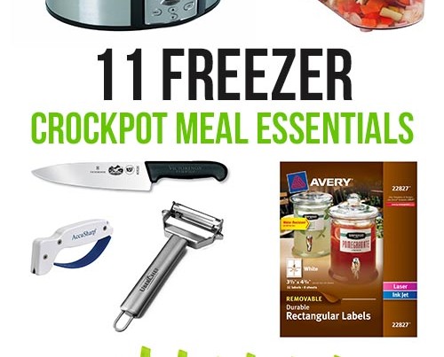 11 Freezer Crockpot Meal Essentials
