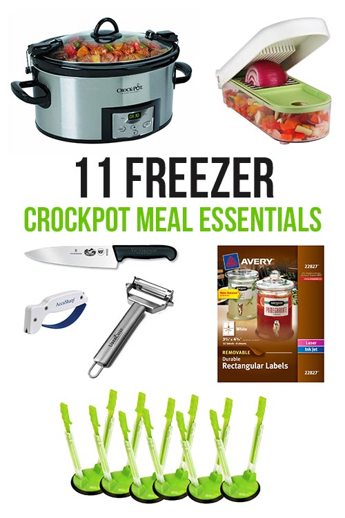 11 Freezer Crockpot Meal Essentials