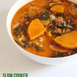 Slow Cooker Zuppa Toscana with Sweet Potatoes