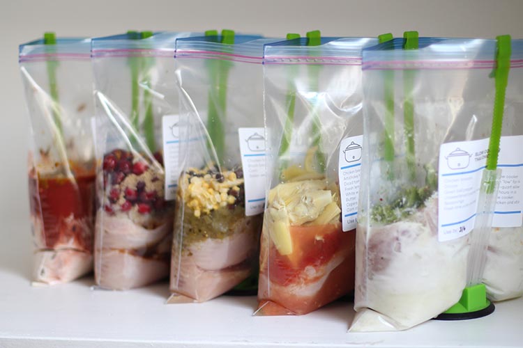 How I Prepped Crockpot Freezer Meals Before Baby (+ recipes!) – Just Bee