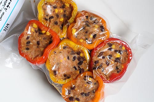 Crockpot Mexican Stuffed Peppers with Ground Turkey