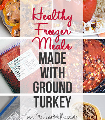 5 Healthy Freezer Meals Made With Ground Turkey