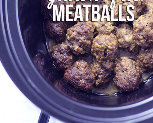 Gluten-Free Meatballs Crock Pot Recipe