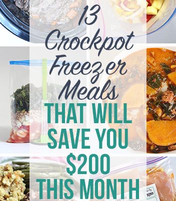 13 Crockpot Freezer Meals That Will Save You $200 This Month