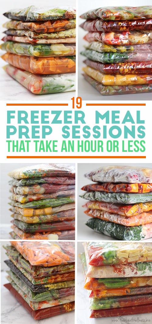 19 Freezer Meal Prep Sessions You Can Make In An Hour Or Less