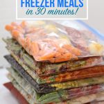 7 Crockpot Freezer Meals in 30 Minutes