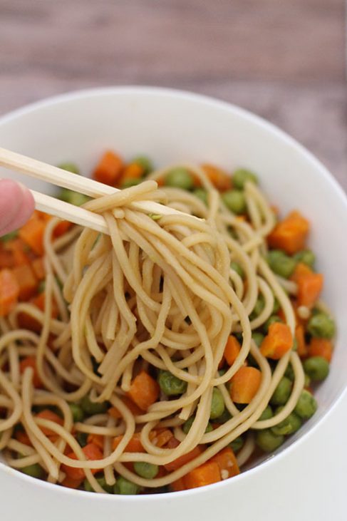 Easy Veggie Lo Mein Recipe (Freezer-to-Skillet) | The Family Freezer