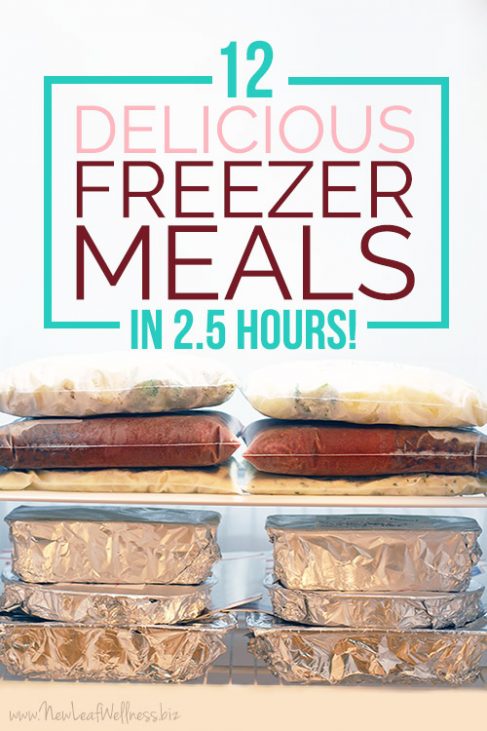12 Delicious Freezer Meals in 2.5 Hours | The Family Freezer