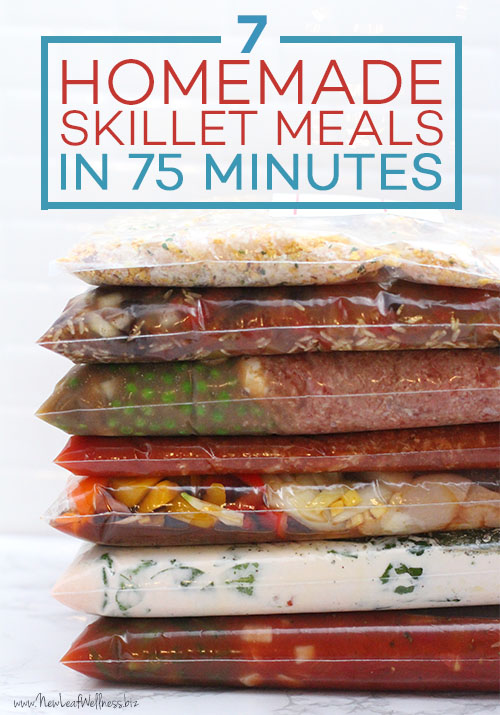 7 Freezer-to-Skillet Meals in 75 Minutes