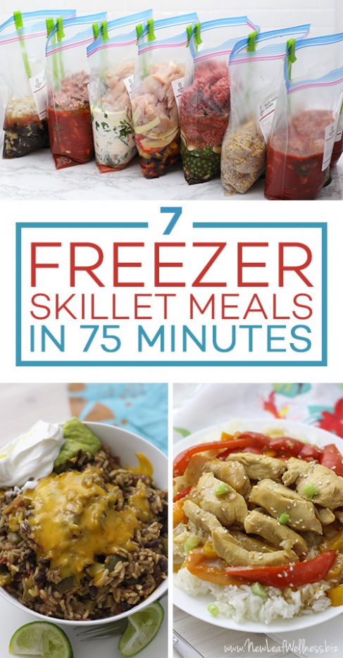 7 Freezer-to-Skillet Meals in 75 Minutes | The Family Freezer