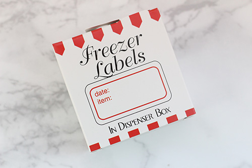 Free Editable Freezer Labels Printable - Savor + Savvy