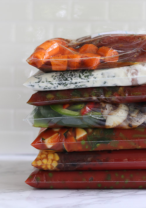 7 Healthy Crockpot Freezer Meals in 60 Minutes