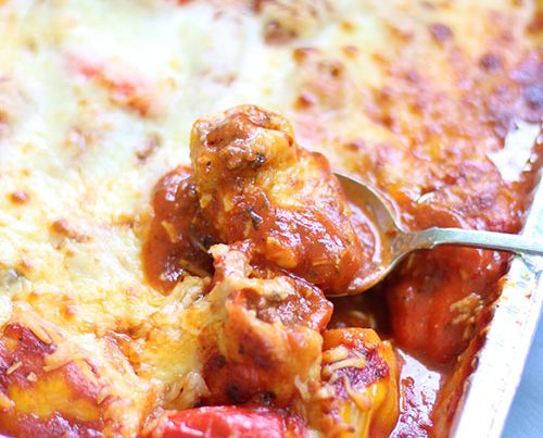 Make-Ahead Sausage Stuffed Peppers