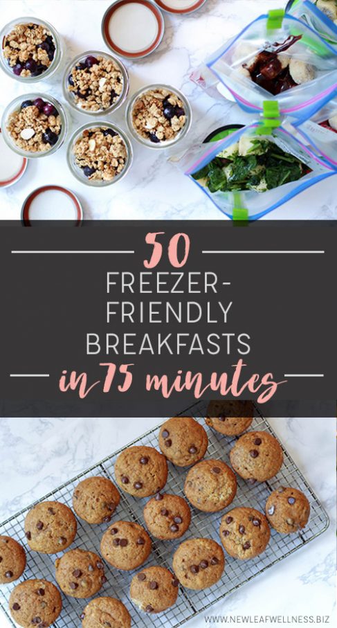 50 Freezer-Friendly Breakfasts in 75 Minutes | The Family Freezer