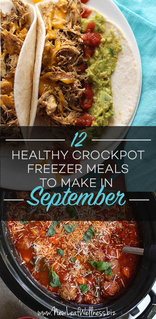 12 Healthy Crockpot Freezer Meals to Make In September