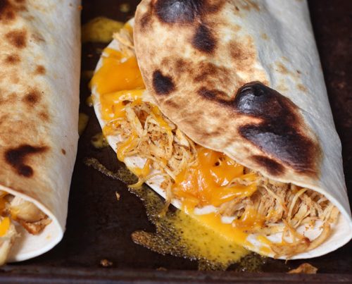 Crockpot Shredded Chicken Quesadillas