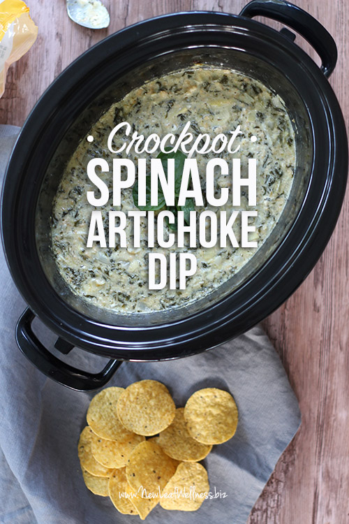 Crockpot Spinach Artichoke Dip - Easy Healthy Recipes