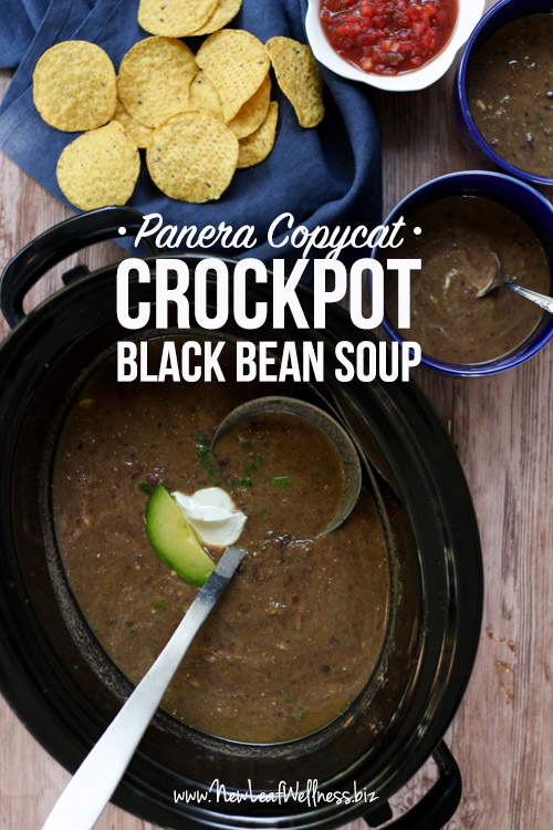 Easy Crockpot Black Bean Soup - STOCKPILING MOMS™