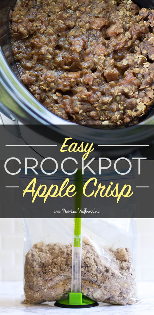 Easy Crockpot Apple Crisp Recipe