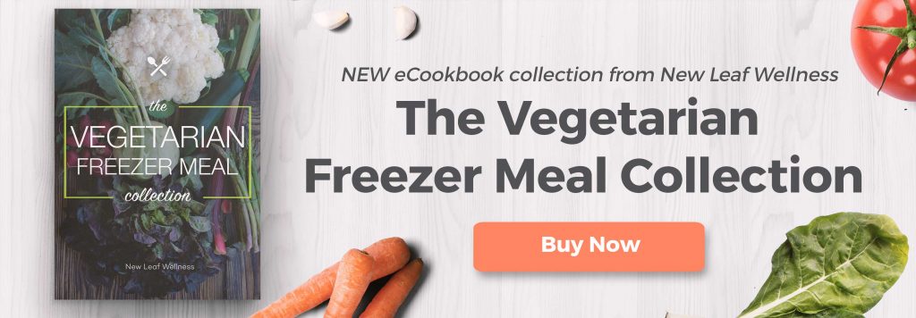 vegetarian freezer meal collection
