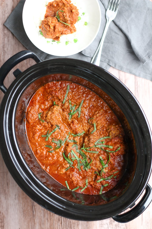 Crockpot Tikka Masala Meatballs