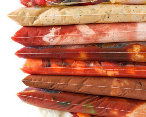 10 Crockpot Freezer Meals to Make When Chicken is Buy One, Get One Free (printable recipes and grocery list)