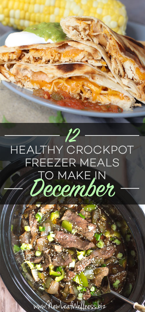 12 Healthy Crockpot Freezer Meals to Make in December
