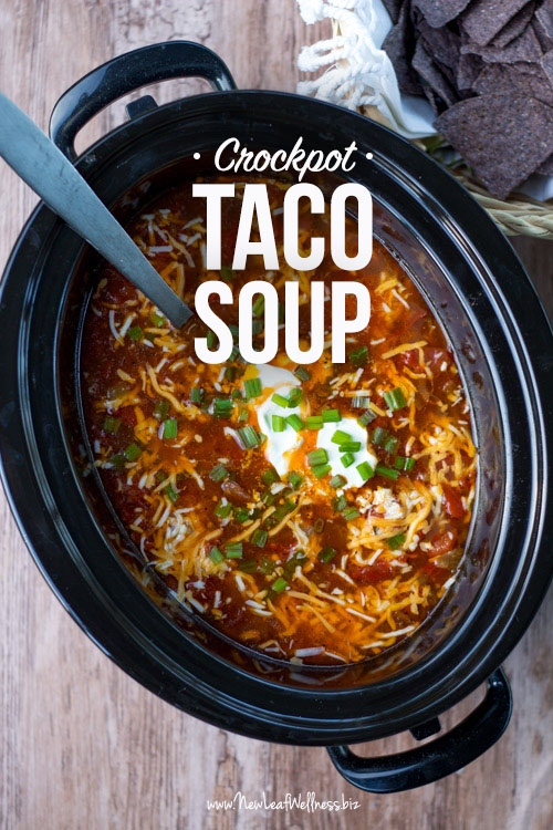 Slow Cooker Taco Soup - Crockpot Recipes for Two